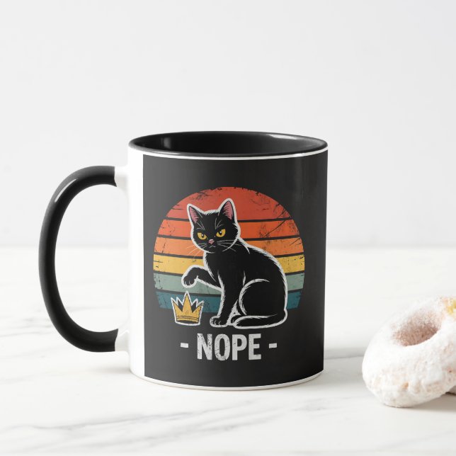 No King No War No Ice Mug (With Donut)
