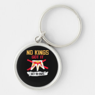 No King Patriotic Freedom No Kings In America Crea Key Ring