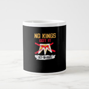 No King Patriotic Freedom No Kings In America Crea Large Coffee Mug
