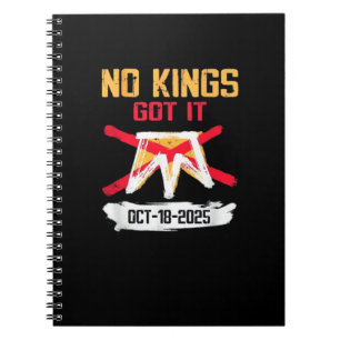 No King Patriotic Freedom No Kings In America Crea Notebook