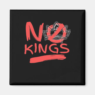 No King Simple Clean Design Magnet
