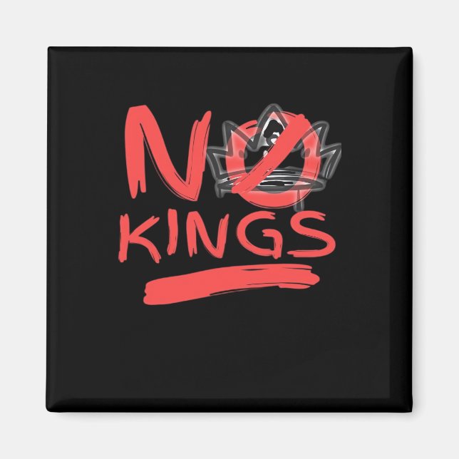 No King Simple Clean Magnet (Front)