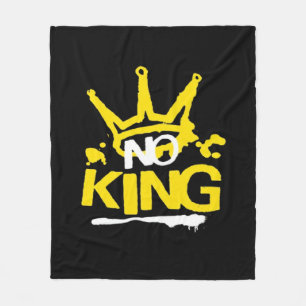 No King Vintage Style Fleece Blanket