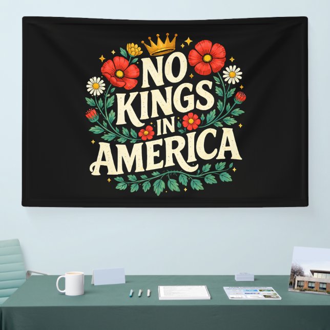 No Kings America Banner (Tradeshow)