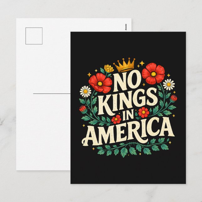 No Kings America Holiday Postcard (Front/Back)