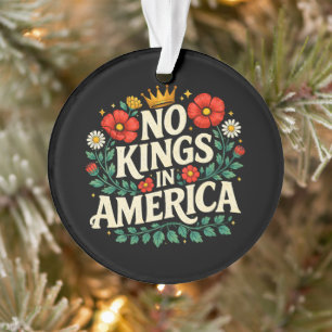 No Kings America Ornament