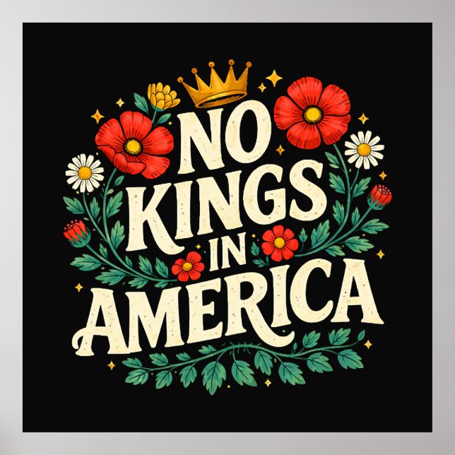 No Kings America Poster (Front)