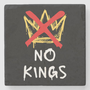 No Kings America Protest Democracy Anti-Trump I Stone Coaster