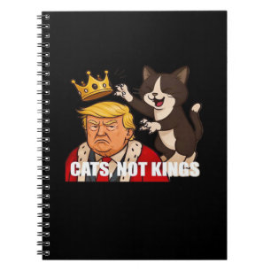 No Kings Anti Cats Funny Classic Style Notebook