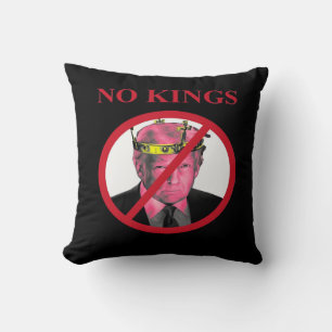 No Kings Anti Classic Creative Graphic Cushion