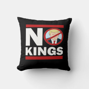 No Kings Anti Classic Minimal Clean Cushion