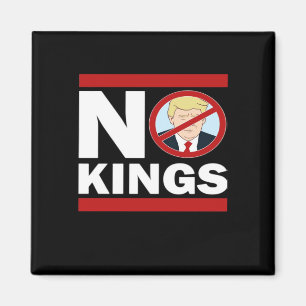 No Kings Anti Classic Minimal Clean Magnet