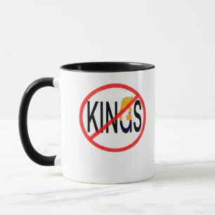 No Kings Anti Classic Minimal Clean Mug