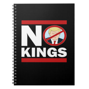 No Kings Anti Classic Minimal Clean Notebook