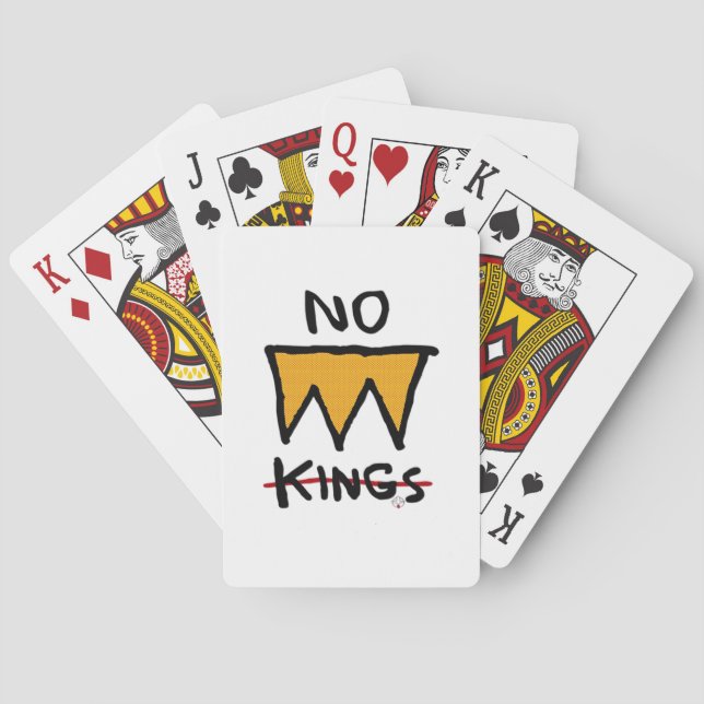 No Kings Anti Classic Playing Cards (Back)