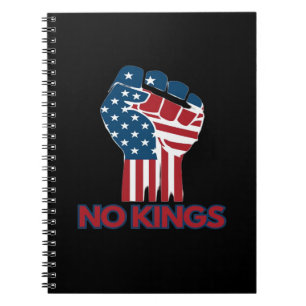 No Kings Anti Classic Retro Style Notebook