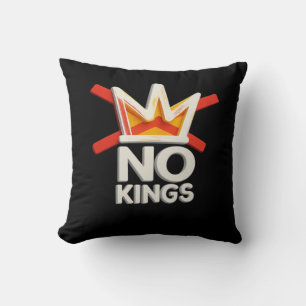 No Kings Anti Minimal Clean Cushion
