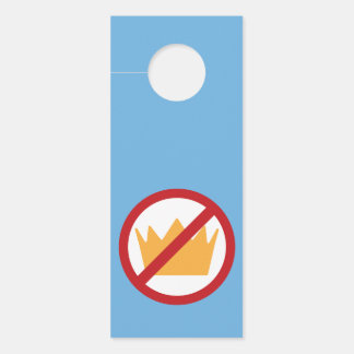NO KINGS! Anti-Trump Blue Door Hanger