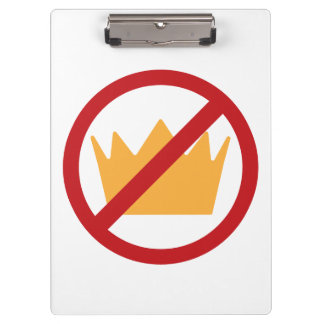 NO KINGS! Anti-Trump Clipboard