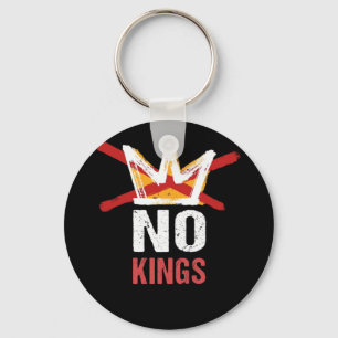 No Kings Anti Vintage Graphic Key Ring