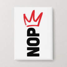No Kings Button