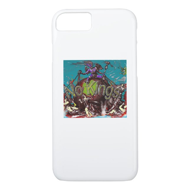 No Kings Classic Modern Minimal Style Case-Mate iPhone Case (Back)