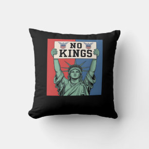 No Kings Classic Patriotic Style Cushion