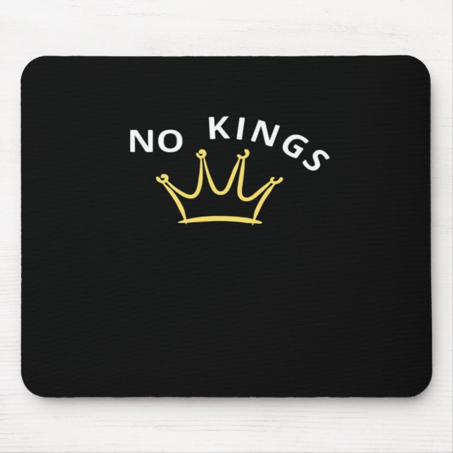 No Kings Classic Retro Cool Mouse Pad (Front)