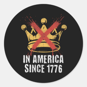 No Kings Classic Round Sticker