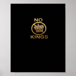 No Kings Creative Style Poster