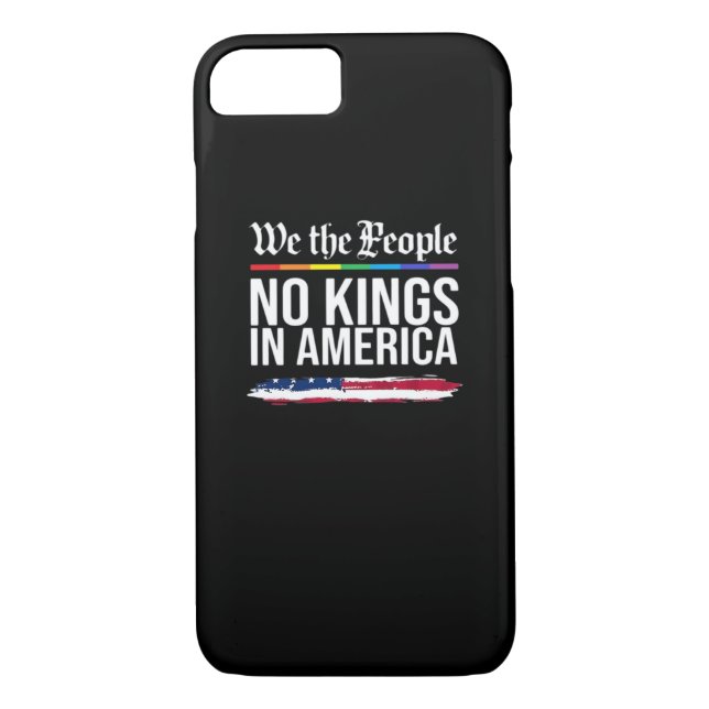 No Kings Day Classic Patriotic Style Case-Mate iPhone Case (Back)