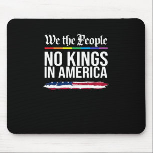 No Kings Day Classic Patriotic Style Mouse Pad