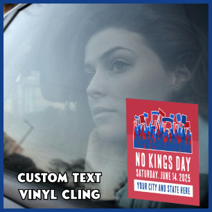 No Kings Day Protest Customizable City and State