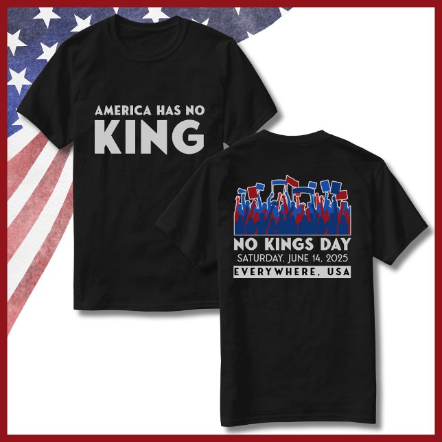 No Kings Day Protest June 14 2025 T-Shirt (No Kings Day June 14, 2025 Protest Rally Shirt)