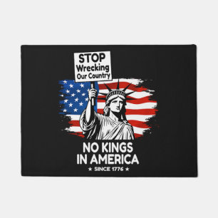 No Kings Day – Stop Wrecking Our Country Protest Doormat