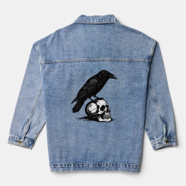 No Kings  Denim Jacket (Back)