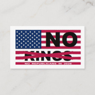 NO KINGS ENCLOSURE CARD