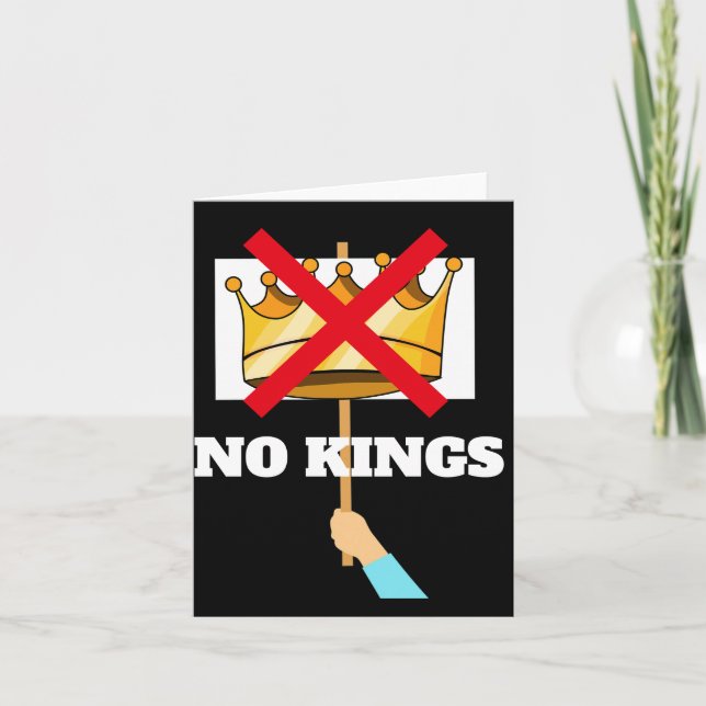 No Kings Greeting Card (Front)