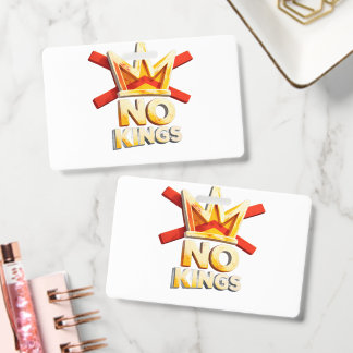 NO KINGS ID BADGE