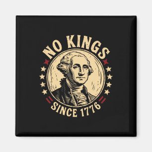 No Kings In America 1776 Save Democracy United Sta Magnet