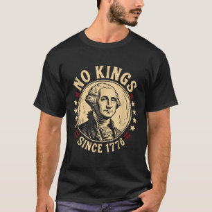 No Kings In America 1776 Save Democracy United Sta T-Shirt