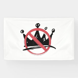 No Kings In America 2025 4th of July  Banner