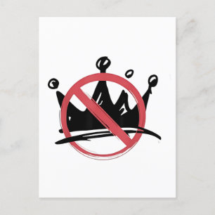 No Kings In America 2025 4th of July  Invitation Postcard