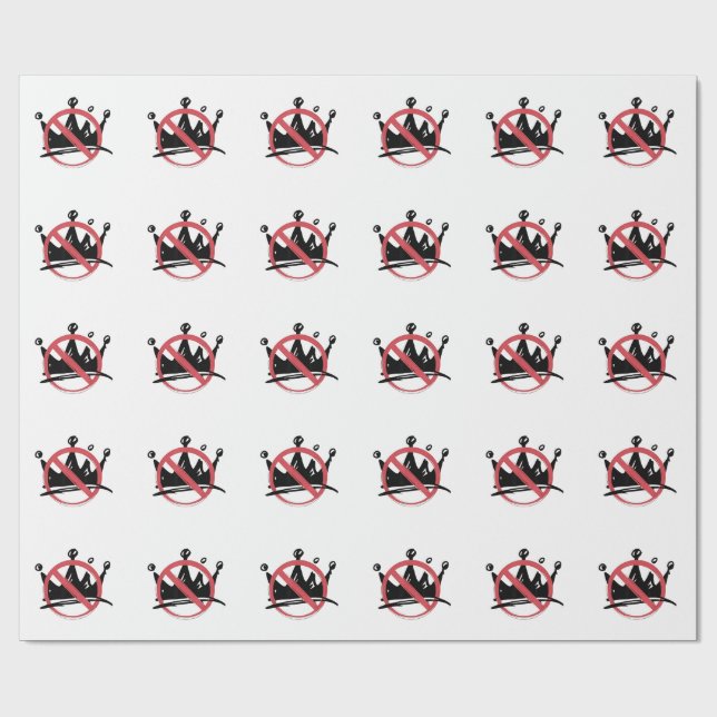 No Kings In America 2025 4th of July  Wrapping Paper (Flat)