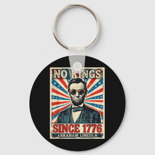 No Kings in America Abraham Lincoln Key Ring