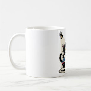 No Kings in America Angry Cat Art Coffee Mug
