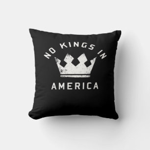 No Kings In America Anti Antifascism No Kings In U Cushion