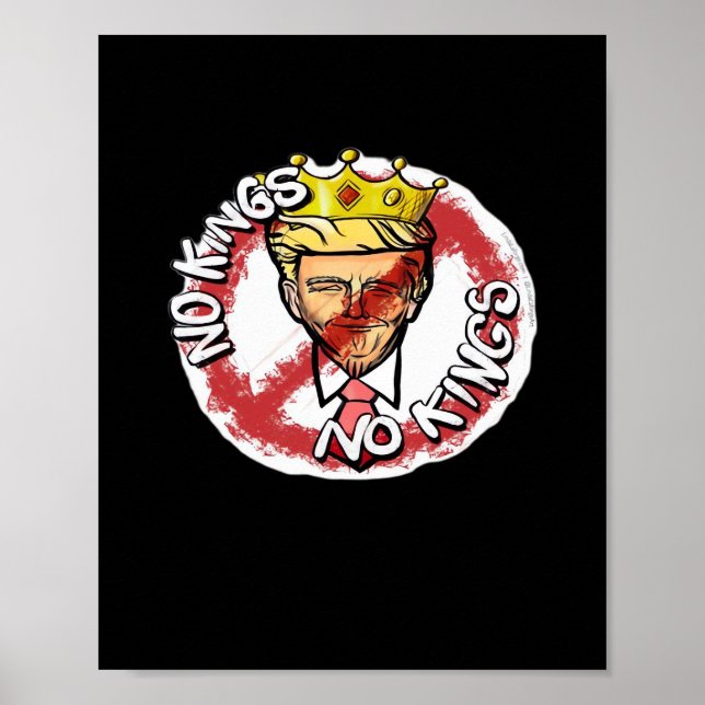 No Kings In America Anti Donald No Kings Day Class Poster (Front)