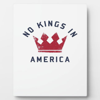 No Kings In America Anti Fascism USA Classic Plaque