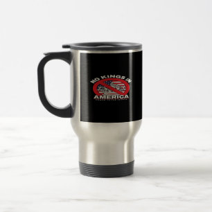 No Kings In America Anti-Monarchy Patriotic Design Travel Mug